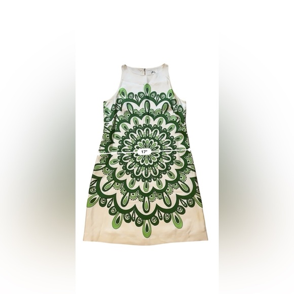 Milly Of New York Dress Sleeveless Silk Shift Dress Lined Size 6 - Picture 8 of 9